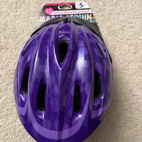 NEW with tags, Little MissMatched bike helmet for kids, ages 5+ - Picture 11 of 12